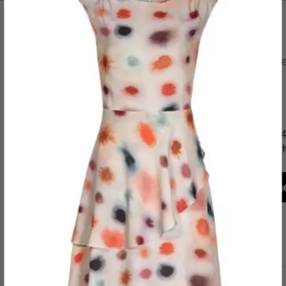 Reiss 'Lora' Blurred Dot Dress - size 4 Small - Picture 3 of 8